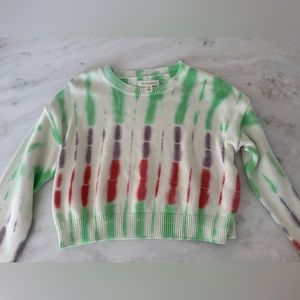 Tie Dye girls sweater